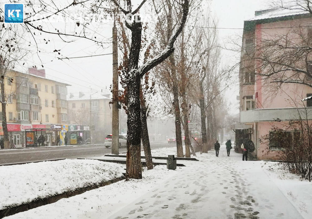 В большинстве регионов Казахстана ожидается снег