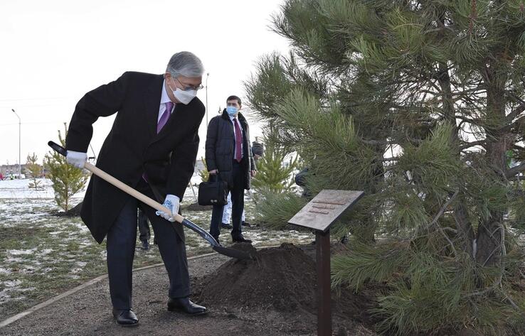Президент РК: Посадка деревьев - это признак высокой культуры