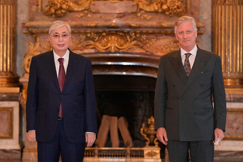 Тоқаев Бельгияда бірқатар кездесулер өткізді. Сурет: Ақорда