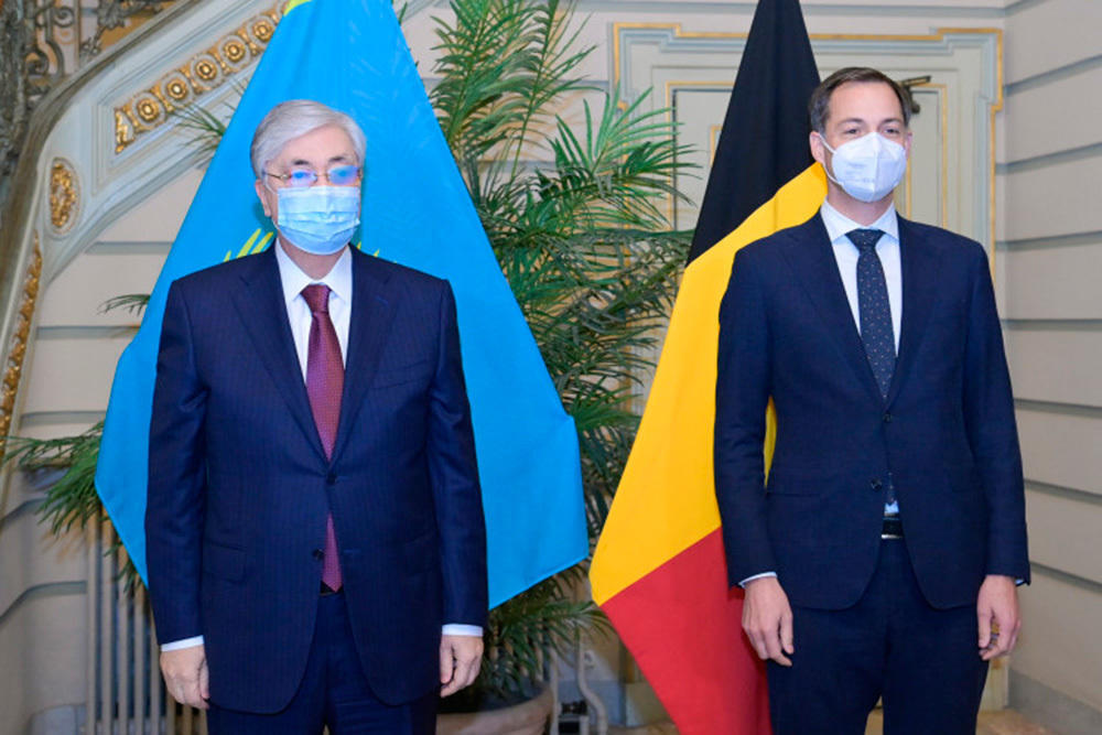 Тоқаев Бельгияда бірқатар кездесулер өткізді. Сурет: Ақорда