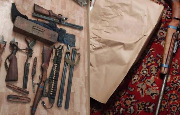 Житель Восточного Казахстана незаконно хранил арсенал оружия