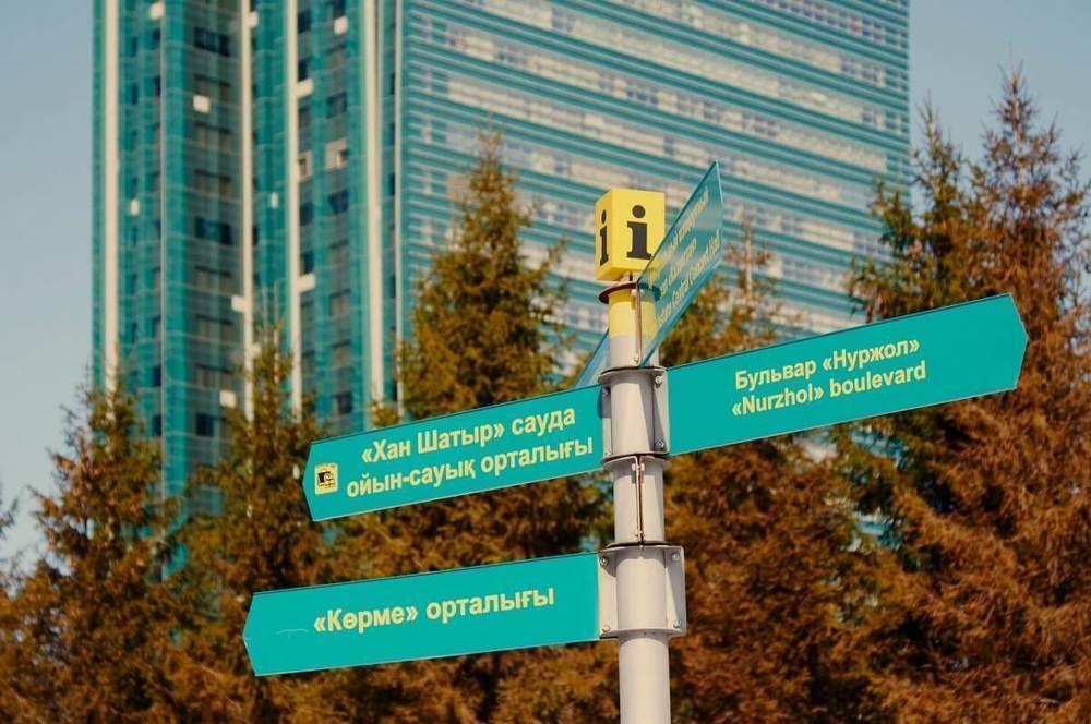 Оформление визуальной информации на государственном языке станет обязательной в Казахстане