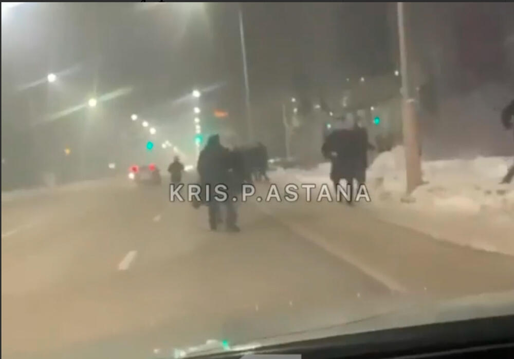 В Нур-Султане задержаны зачинщики ночной драки. Видео