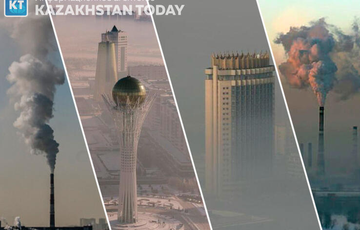 В каких городах Казахстана зафиксирован высокий уровень загрязнения атмосферного воздуха