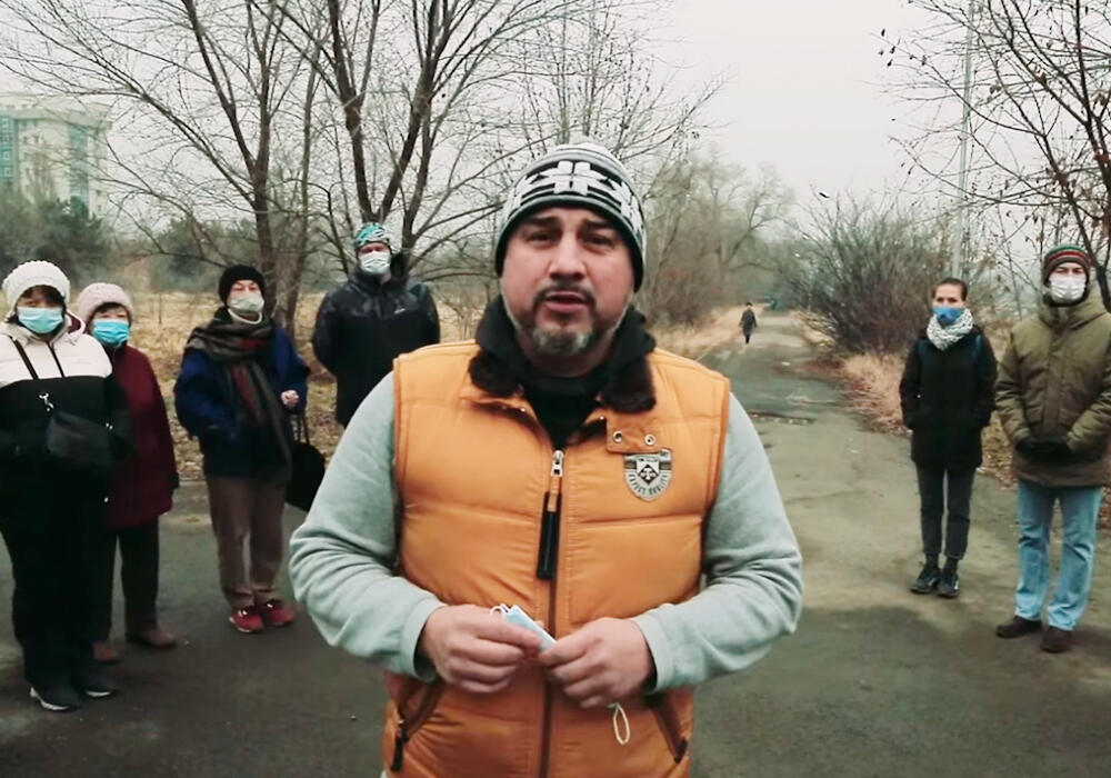 Часть парка Южного в Алматы может уйти под застройку. Фото: кадр из видео