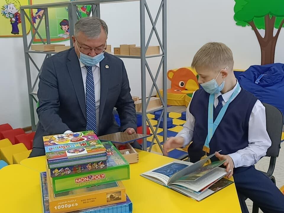 Два кабинета поддержки инклюзивного образования открылись в Акмолинской области. Фото: Акимат Акмолинской области