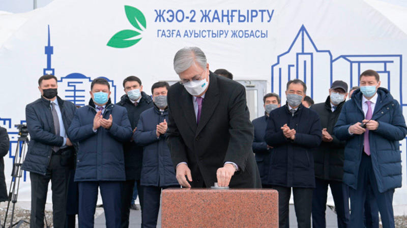 Head of State launches construction of CCGT at thermal power plant in Almaty