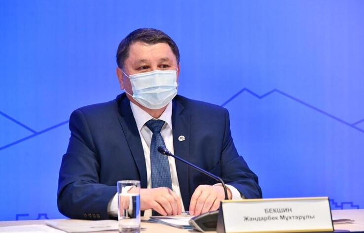 Бекшин уходит с поста главного санитарного врача Алматы