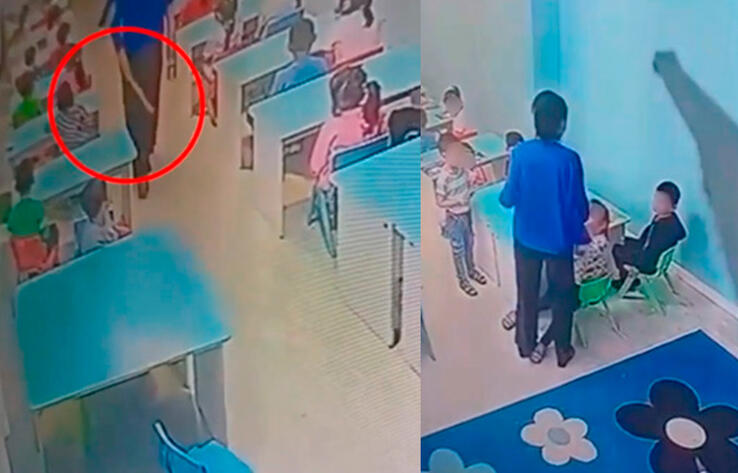 Видео зверского обращения с воспитанниками детсада в Алматы попало в соцсети