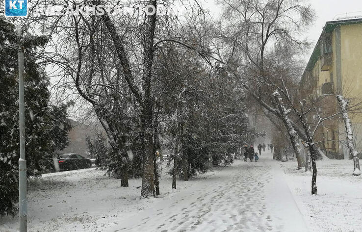 В большинстве регионов Казахстана ожидается снег