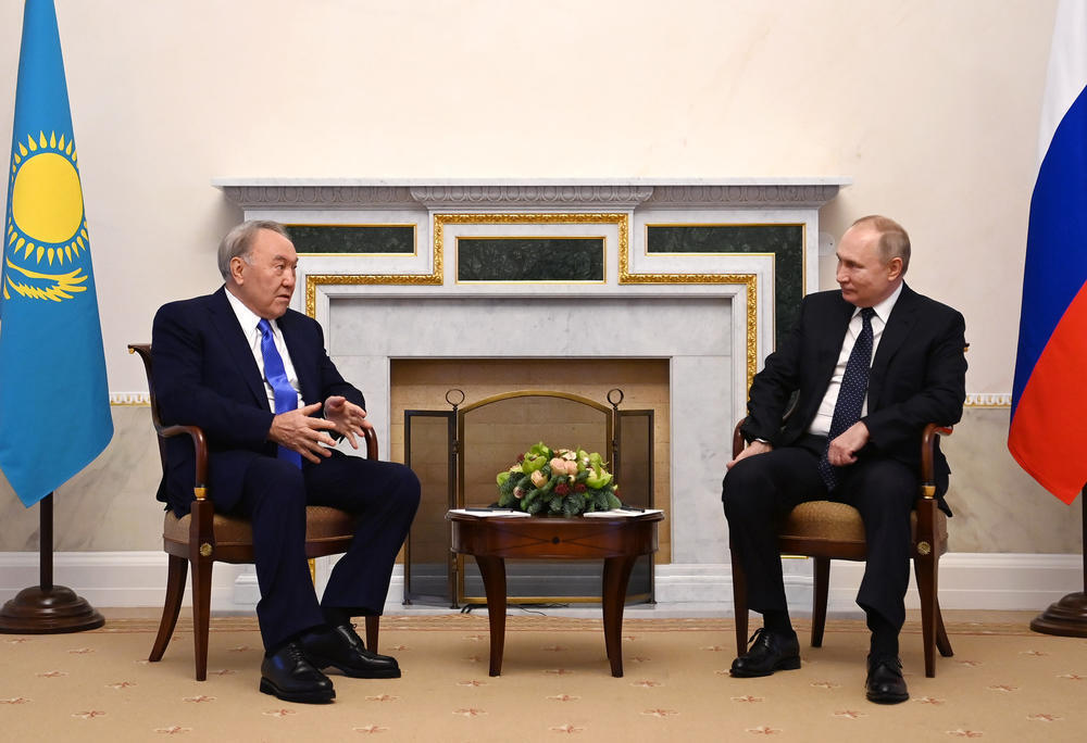 Путин Назарбаевқа ЕАЭО құруға қосқан үлесі үшін алғыс айтты