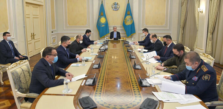 Президент РК провел очередное заседание оперативного штаба