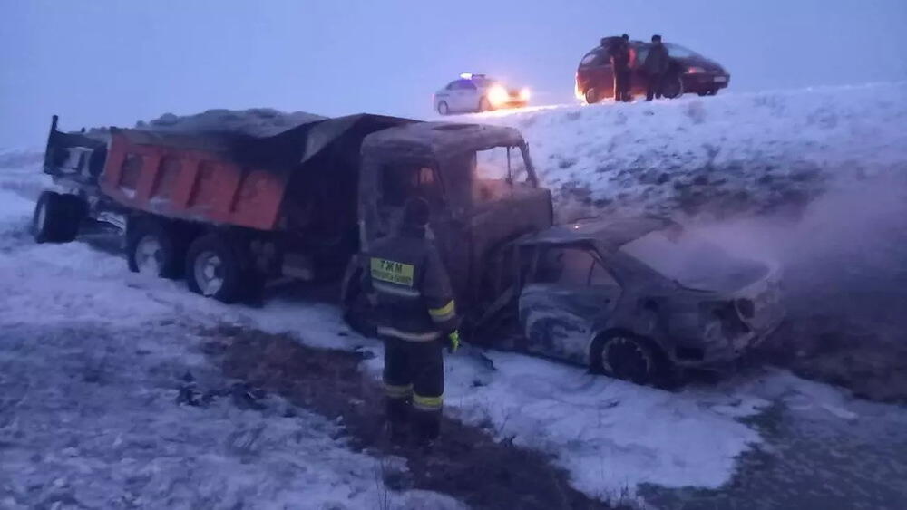 В ДТП на трассе Уральск - Атырау погибли пять человек