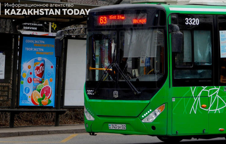 В Алматы полностью восстановлена работа общественного транспорта