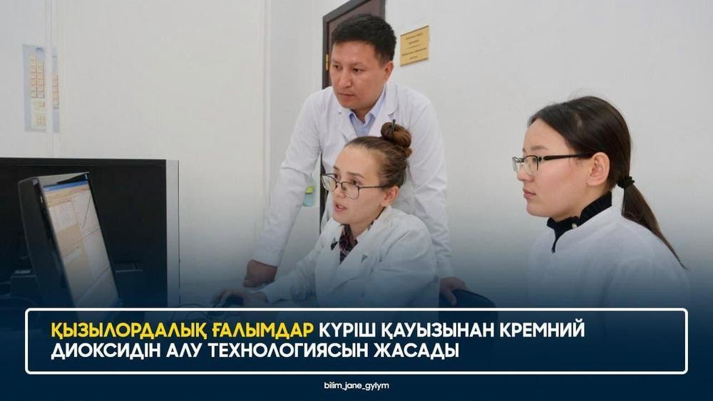 Қазақстандық ғалымдар күріш қауызынан кремний диоксидін алу технологиясын әзірледі