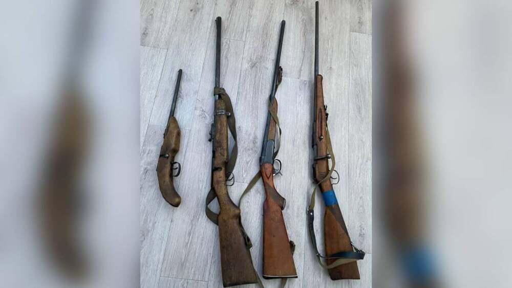 У жителя Карагандинской области изъяли четыре ружья