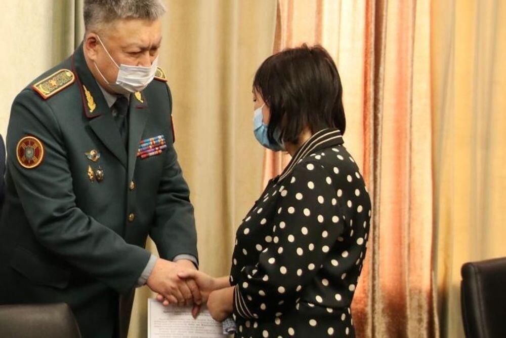 Погибших в дни беспорядков солдат Нацгвардии наградили посмертно. Фото: instagram/national_guard_kaz