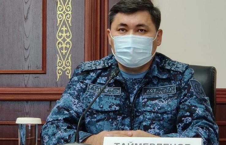 Глава ДП Алматы: бандиты требовали сложить оружие и сдаться