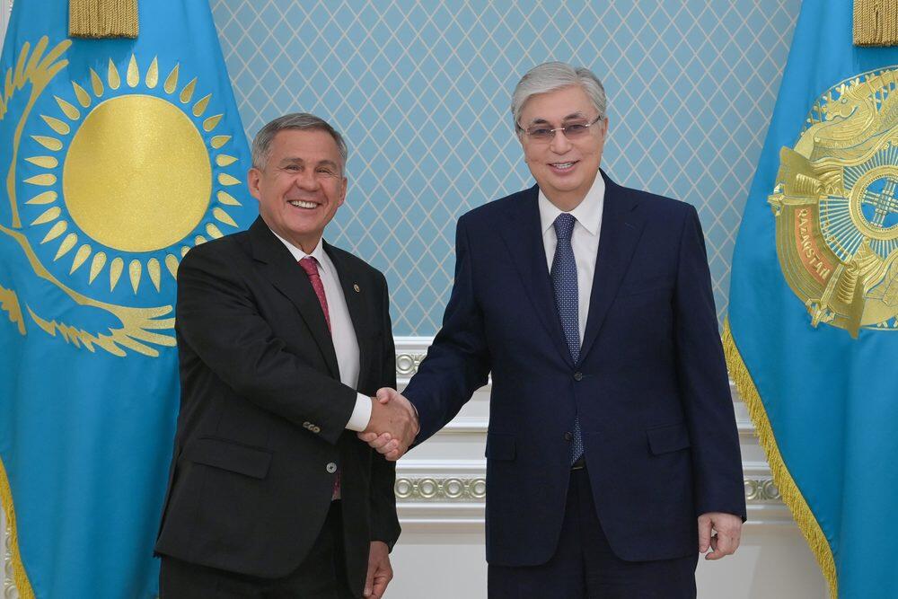Президент Казахстана принял президента Татарстана 
