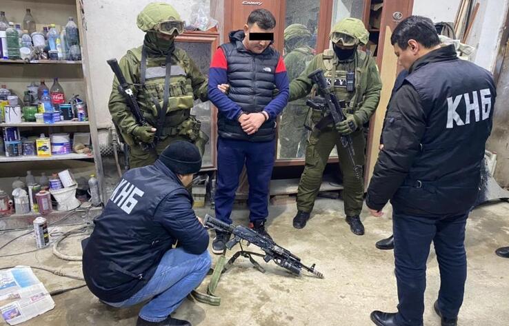 В Кызылорде у участников беспорядков изъят автомат и гранатомет