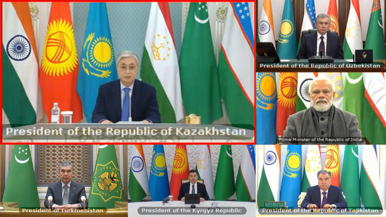 Президент Касым-Жомарт Токаев принял участие в саммите глав государств "Центральная Азия – Индия"