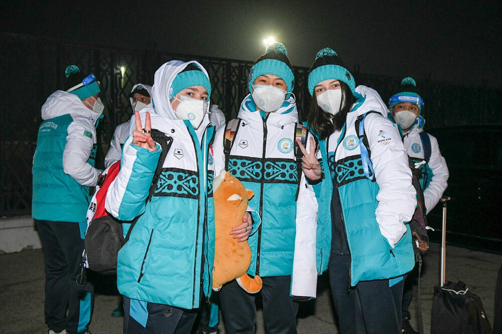 Сборная Казахстана отправилась на зимние Олимпийские игры в Пекин. Фото: НОК РК