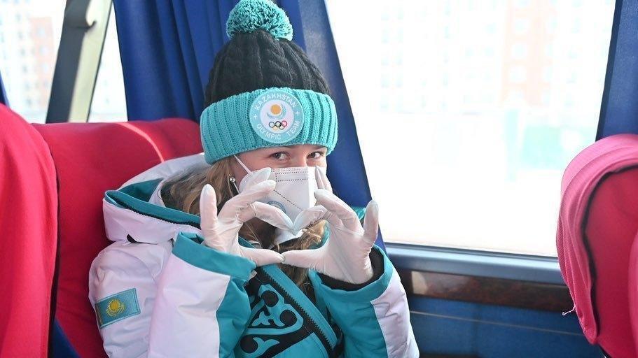 Қазақстан құрамасы Бейжіңге қысқы Олимпиада ойындарына аттанды. Сурет: ҚР ҰОК