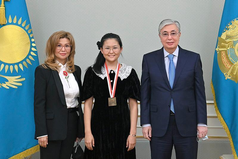 Kazakh President receives world chess champion Bibisara Assaubayeva