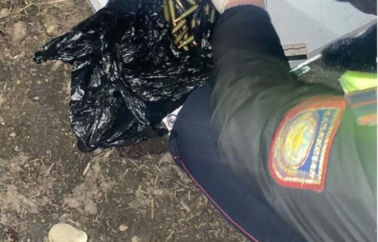 В Алматы обнаружили два схрона боеприпасов 