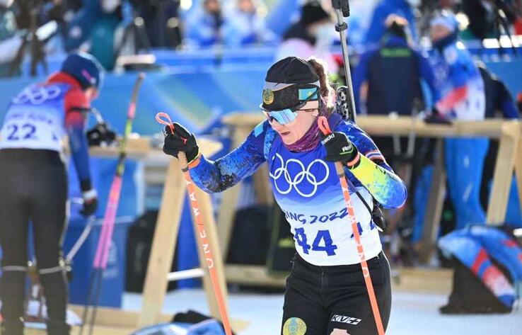 Kazakhstan's biathlete Galina Vishnevskaya-Sheporenko qualifies for Olympic pursuit