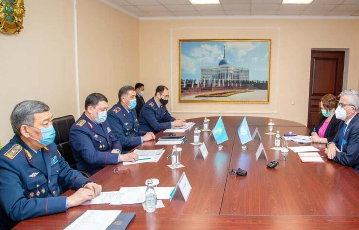 Замглавы МВД встретился с региональным представителем ООН по правам человека в Центральной Азии 