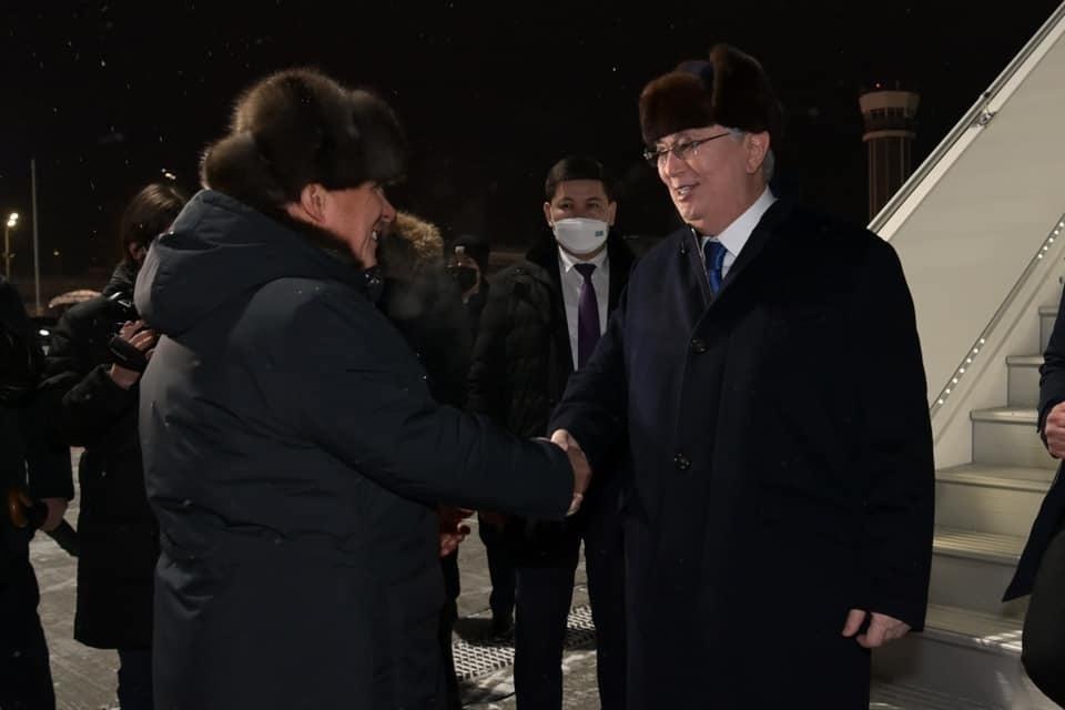 Қазақстан Президенті Қазан қаласына келді. Сурет: Facebook/Берик Уали