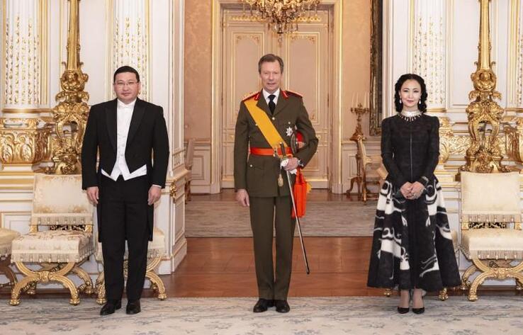 Ambassador Margulan Baimukhan presents credentials to his Royal Highness the Grand Duke of Luxembourg