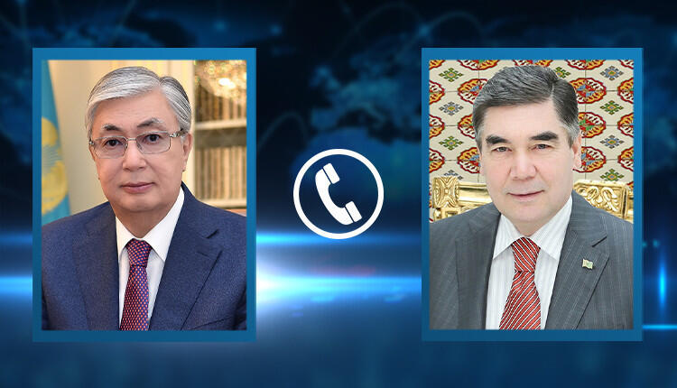 Presidents of Kazakhstan and Turkmenistan talked over phone