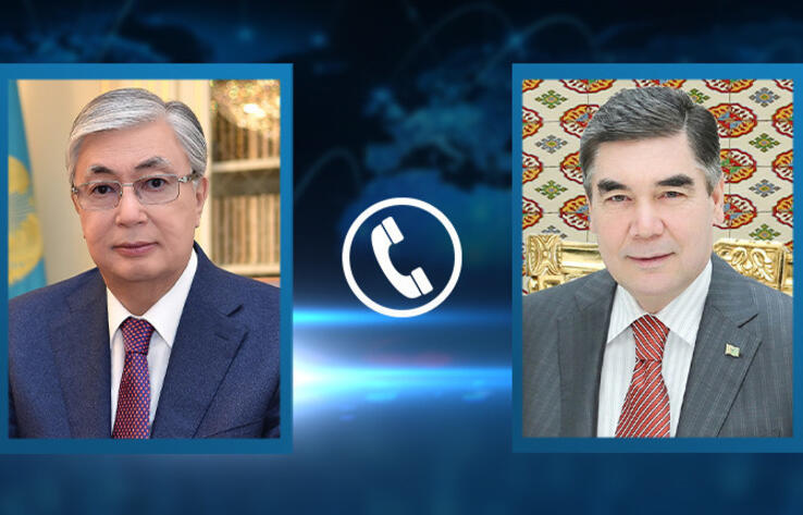 Presidents of Kazakhstan and Turkmenistan talked over phone