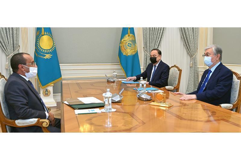 President receives UAE Ambassador to Kazakhstan
