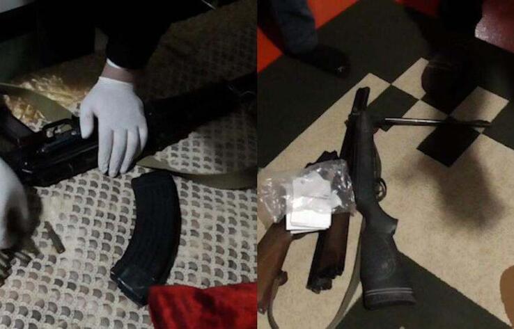 У жителей Туркестанской области изъяли оружие и боеприпасы