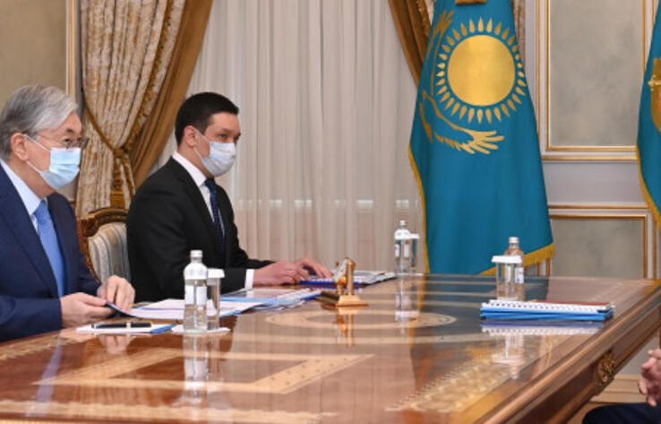 Токаев принял главу Минюста Мусина