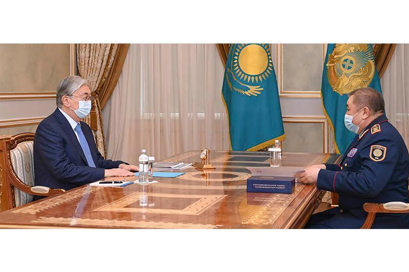 President Tokayev receives Internal Affairs Minister