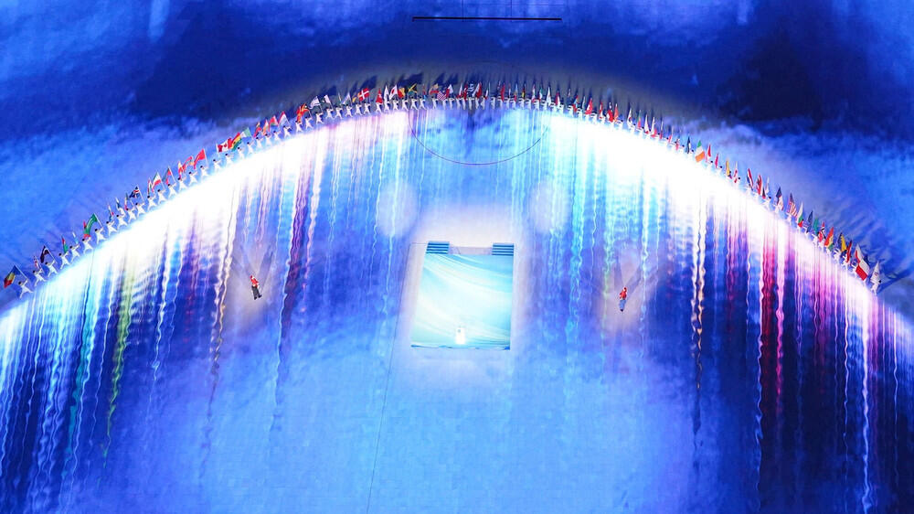 Лучшие фотографии церемонии закрытия зимних Олимпийских игр в Пекине. Фото: gazeta.ru