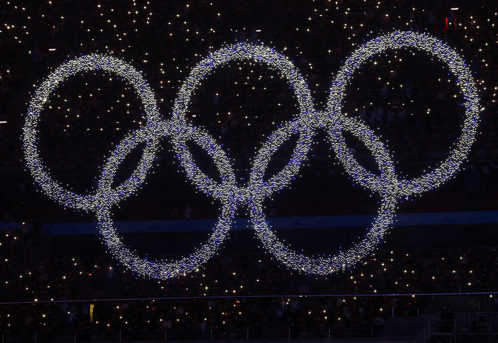 Лучшие фотографии церемонии закрытия зимних Олимпийских игр в Пекине. Фото: gazeta.ru