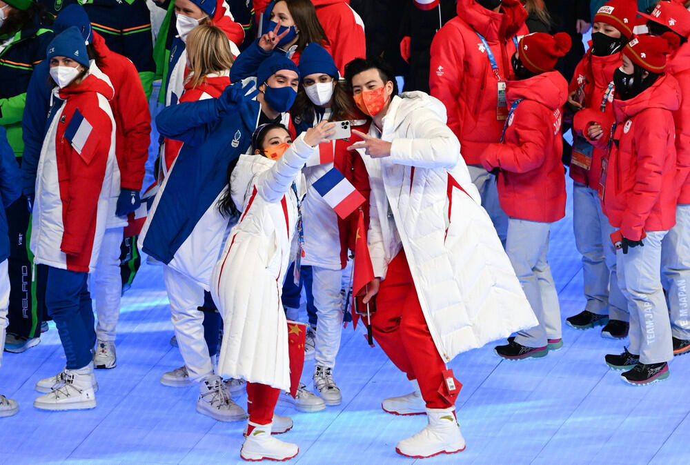 Лучшие фотографии церемонии закрытия зимних Олимпийских игр в Пекине. Фото: gazeta.ru