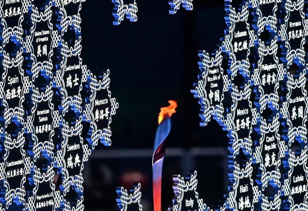 Лучшие фотографии церемонии закрытия зимних Олимпийских игр в Пекине. Фото: gazeta.ru