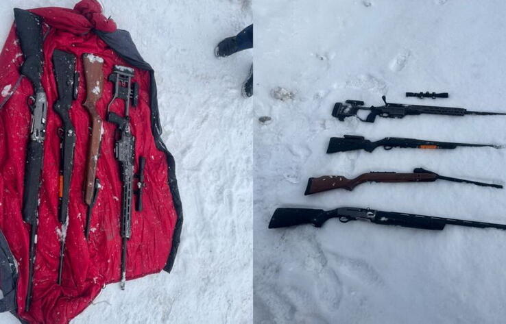 В Алматы обнаружен очередной тайник с оружием