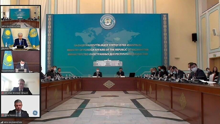 Токаев в ходе встречи совета иностранных инвесторов заострил внимание на ряде актуальных задач. Фото: Акорда