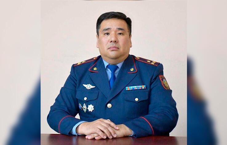Назначен замначальника департамента полиции Акмолинской области