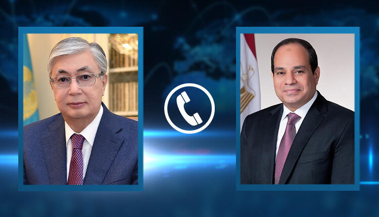 Президент Казахстана призвал египетского лидера наращивать сотрудничество