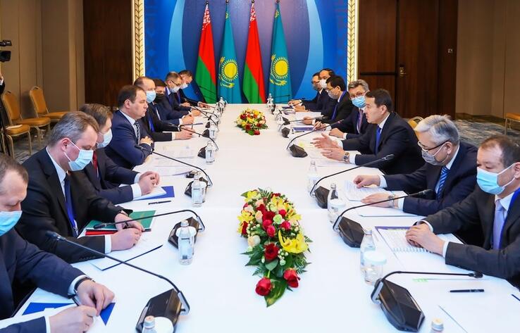Премьеры Казахстана и Беларуси обсудили торгово-экономическое сотрудничество