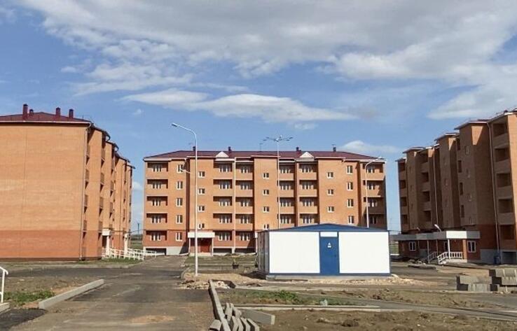 В Акмолинской области продолжается строительство домов для очередников