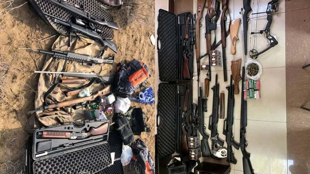 Алматыда қаңтар айында ұрланған қару тәркіленді